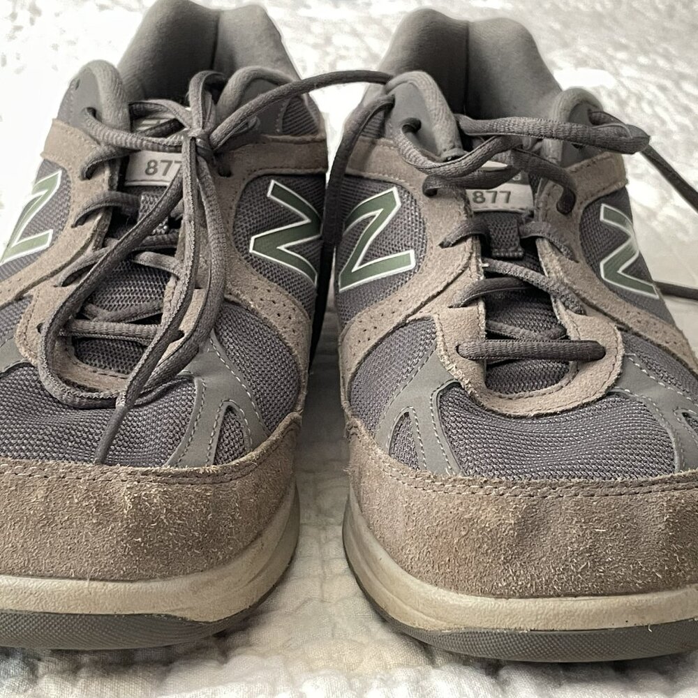 New Balance 877 walking shoes Men's US size 10 Wide gray lightly worn - Picture 3 of 7